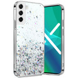 Case for Samsung Galaxy S22 5G, Glittery, silver