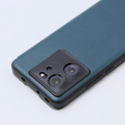Case for Xiaomi 13T / 13T Pro, with Side View flap, green