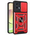 Case for Motorola Moto G24 / G24 Power / G04, CamShield Slide, red
