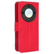 Flip case for Honor Magic 5 Lite 5G, Card Slot, red