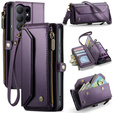 CASEME RFID Leather Wallet Case for Samsung Galaxy S26 Ultra, purple