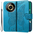 Flip case for Realme 11 Pro / 11 Pro +, Butterfly, blue
