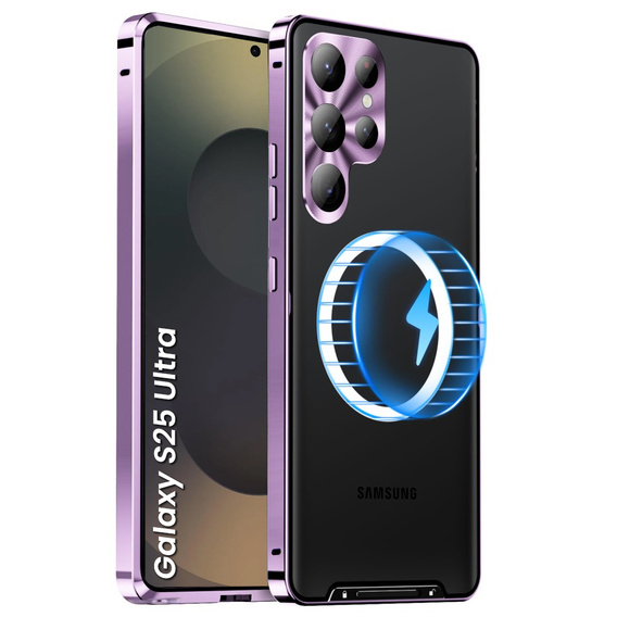 Camera Protection Case for Samsung Galaxy S25 Ultra, CamShield MagSafe, purple