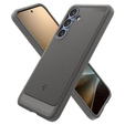 Spigen case for Samsung Galaxy S25, Rugged Armor MagSafe, grey + Tempered Glass 9H