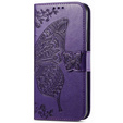 Flip case for Motorola Moto G32, Butterfly, purple