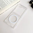Case for Samsung Galaxy Z Flip7 FE / Z Flip6, Dropproof MagSafe, transparent