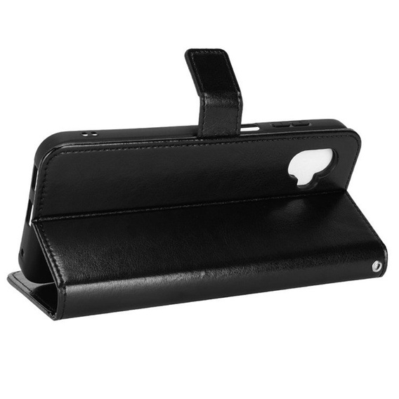Flip case for Samsung Galaxy Xcover 6 Pro 5G, Crazy Horse Wallet, black
