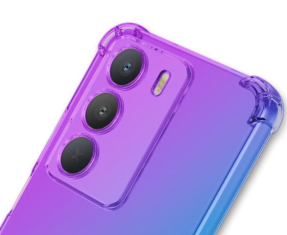 Case for Realme C71, Gradient Dropproof, Purple / blue