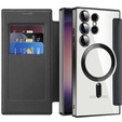 Flip case for Samsung Galaxy S24 Ultra, RFID Wallet MagSafe CamShield, black