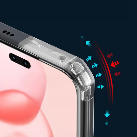 Case for Honor 400 Pro 5G, AntiDrop Hybrid, black