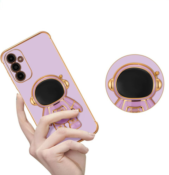 Case for Samsung Galaxy M55 5G, Astronaut, purple