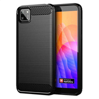 Case for Huawei Y5P, Carbon, black