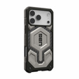 Urban Armor Gear case for iPhone 17 Pro Max, Monarch Pro Kevlar MagSafe, Titanium