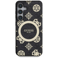 GUESS Magnetic IML Peony case for Samsung Galaxy S25
