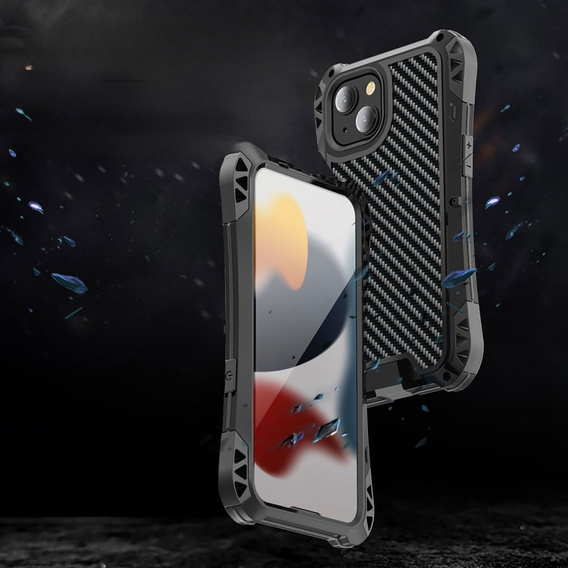 Case for iPhone 13, R-JUST AMIRA, armoured, black