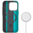 MagSafe's iPhone 13 Pro Max Case, Carbon Fiber, black / blue