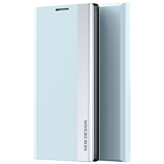 Flip case for Samsung Galaxy A33 5G, Side Magnetic, light blue
