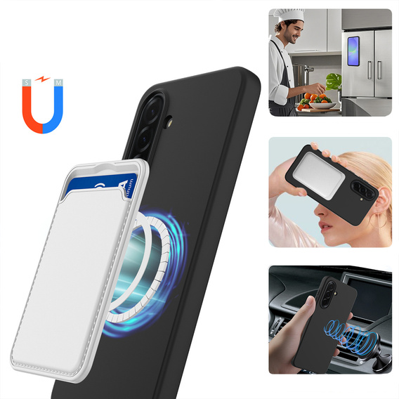 Silicone Lite Case for MagSafe for Samsung Galaxy A37 5G, black