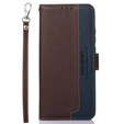 Flip case for OnePlus 12 5G, KHAZNEH RFID, brown / blue