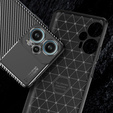 Case for Poco F5 5G, Carbon Gel, black