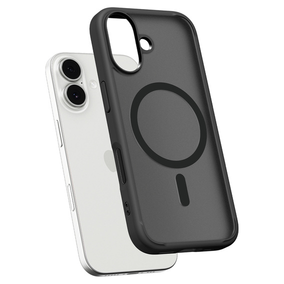 Spigen Ultra Hybrid MagSafe Case for iPhone 17, Frost Black