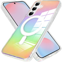 Case for Samsung Galaxy S24 FE, Fusion Hybrid, for MagSafe, multicolor + Screen Glass