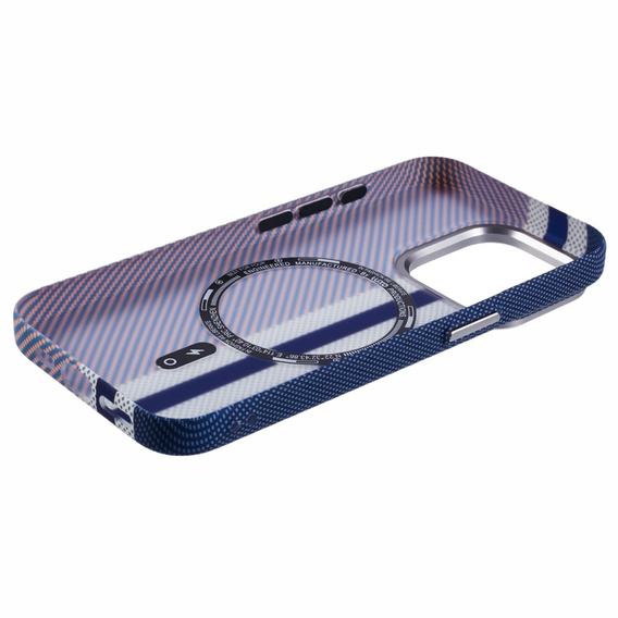 MagSafe's iPhone 13 Pro Max Case, Carbon Fiber, blue