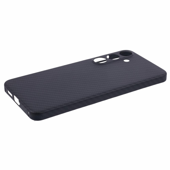 Case for Samsung Galaxy S24 FE, Aramid Fiber Cover, black