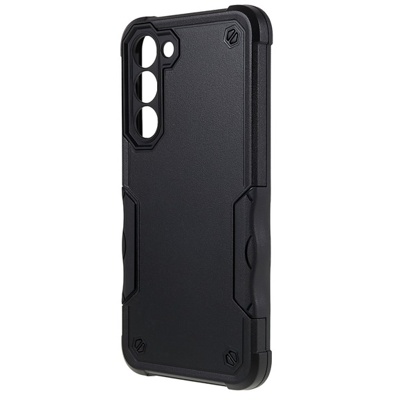 Armored case for Samsung Galaxy S23 Plus, Dual-Layer, black