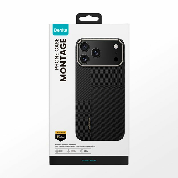 Benks Montage Magnetic Armor Air Kevlar MB70 case for iPhone 17 Pro Max