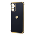 Case for Samsung Galaxy A13 5G, Electro heart, black