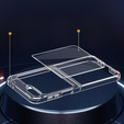 Case for Samsung Galaxy Z Flip7 FE / Z Flip6, Fusion Hybrid, transparent