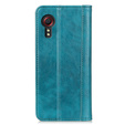 Case for Samsung Galaxy Xcover 7, Wallet Litchi Leather, green