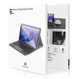 Case + keyboard Samsung Galaxy Tab S9, Dux Ducis Pen Slot TouchPad Leather, black