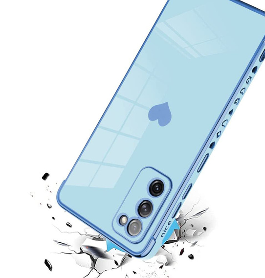 Case for Samsung Galaxy S20 FE, Electro heart, blue