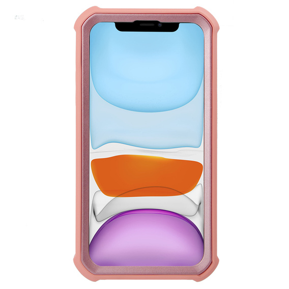Armored case for iPhone 11, Dexnor Full Body, pink rose gold