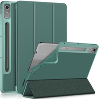 Case for Lenovo Tab P12, Smartcase with stylus space, green