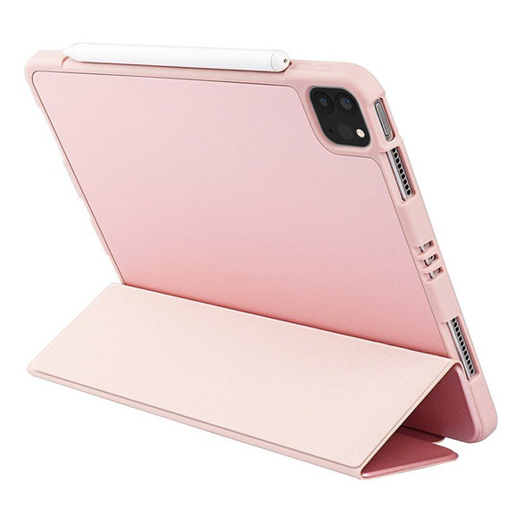 Case for iPad Pro 11 2021/2022, Smartcase with stylus space, pink