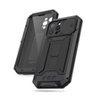 Case for iPhone 13 Pro, R-JUST CamShield Slide, armoured, black