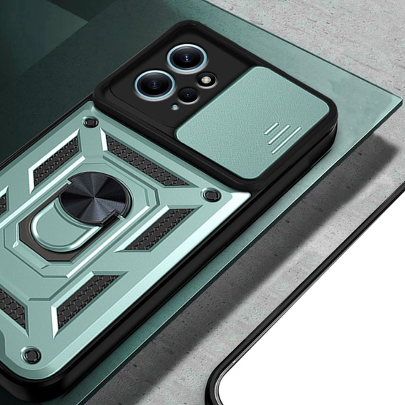 Case for Xiaomi Redmi Note 12 4G, CamShield Slide, green
