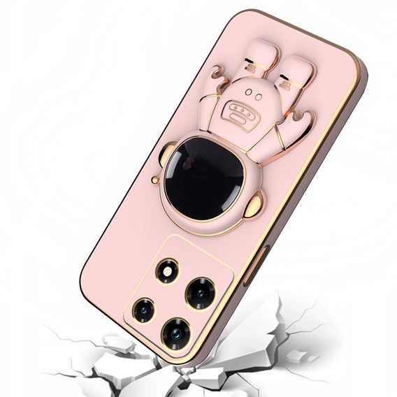 Case for Infinix Note 30 Pro, Astronaut, pink