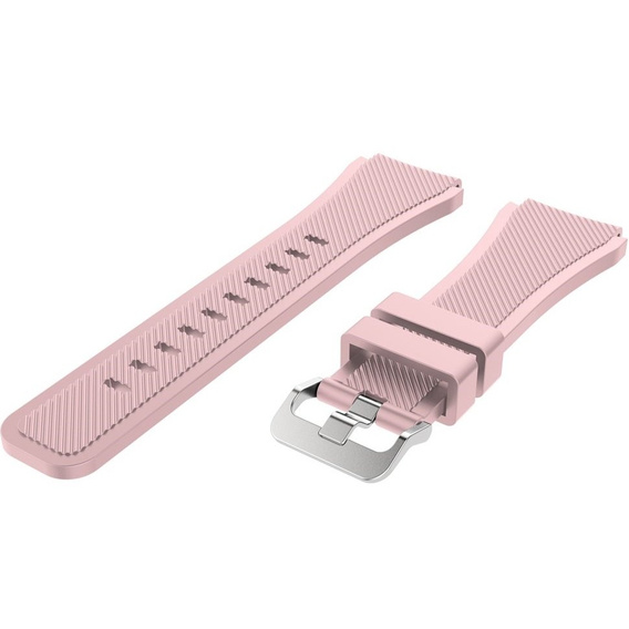 Silicone strap Twill Texture 20mm, Cyan