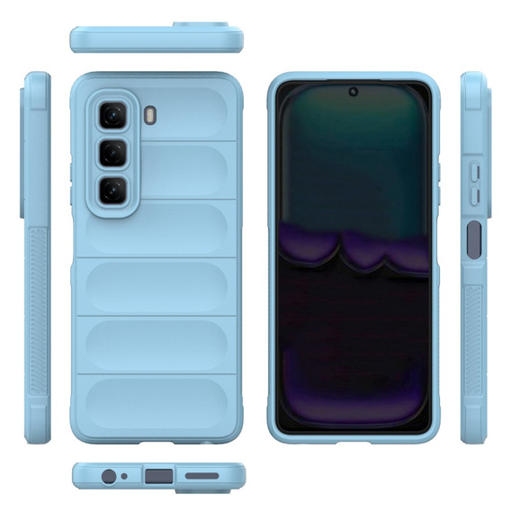 Case for Infinix Hot 50 4G, Gaming Shockproof, blue