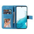 Flip case for Samsung Galaxy A54 5G, Mandala Flower, blue