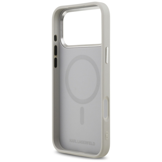 Karl Lagerfeld Karl & Choupette Pins MagSafe Case for iPhone 17 Pro