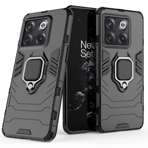 Case for OnePlus 10T 5G, Kickstand Ring, black