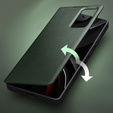Qialino View Window leather flip case for Samsung Galaxy S26 Ultra, green