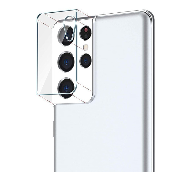 Tempered Camera Glass for Samsung Galaxy S21 Ultra, transparent