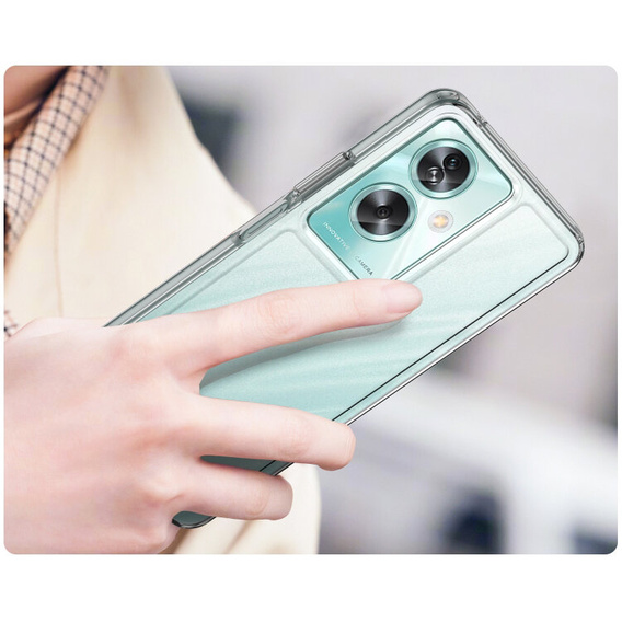 Case for Oppo A79 5G, Fusion Hybrid, transparent