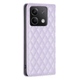 Flip case for Xiaomi Redmi Note 13 5G, Wallet, BINFEN COLOR, purple